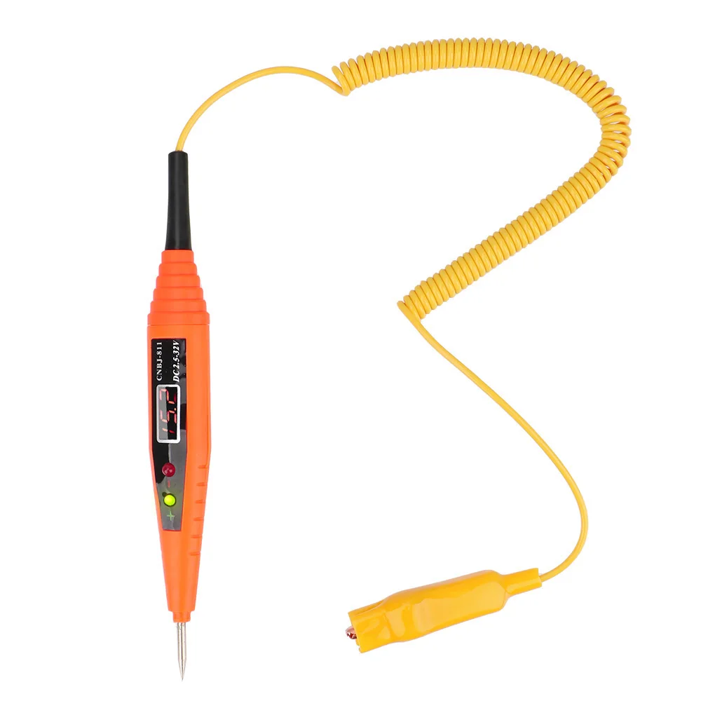 Voltage Test Pen Power Probe Pencil Electrical Diagnostic Tool Detector 2.5-32V Digital Display Car Electrical Circuit Test Pen