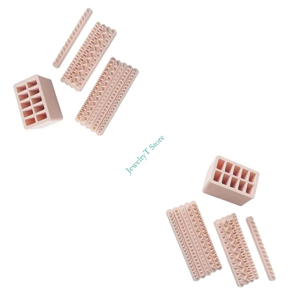 Creative Polylactic Acid Clay Earring Mould Set 10 Different For Handmade Craft And Accessories