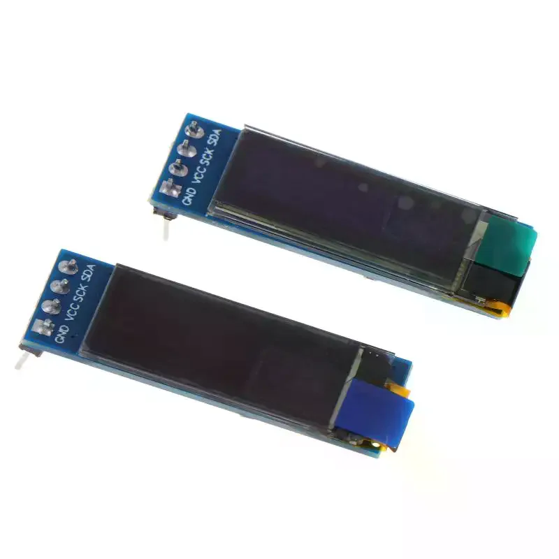 Inch I2C IIC OLED LCD Display Module 128x32 Blue/White Color SSD1306 Driver IC DC 3.3V 5V DIY Module 0.91