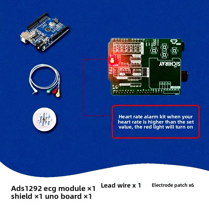 

ADS1292R ECG sensor respiratory impedance acquisition module