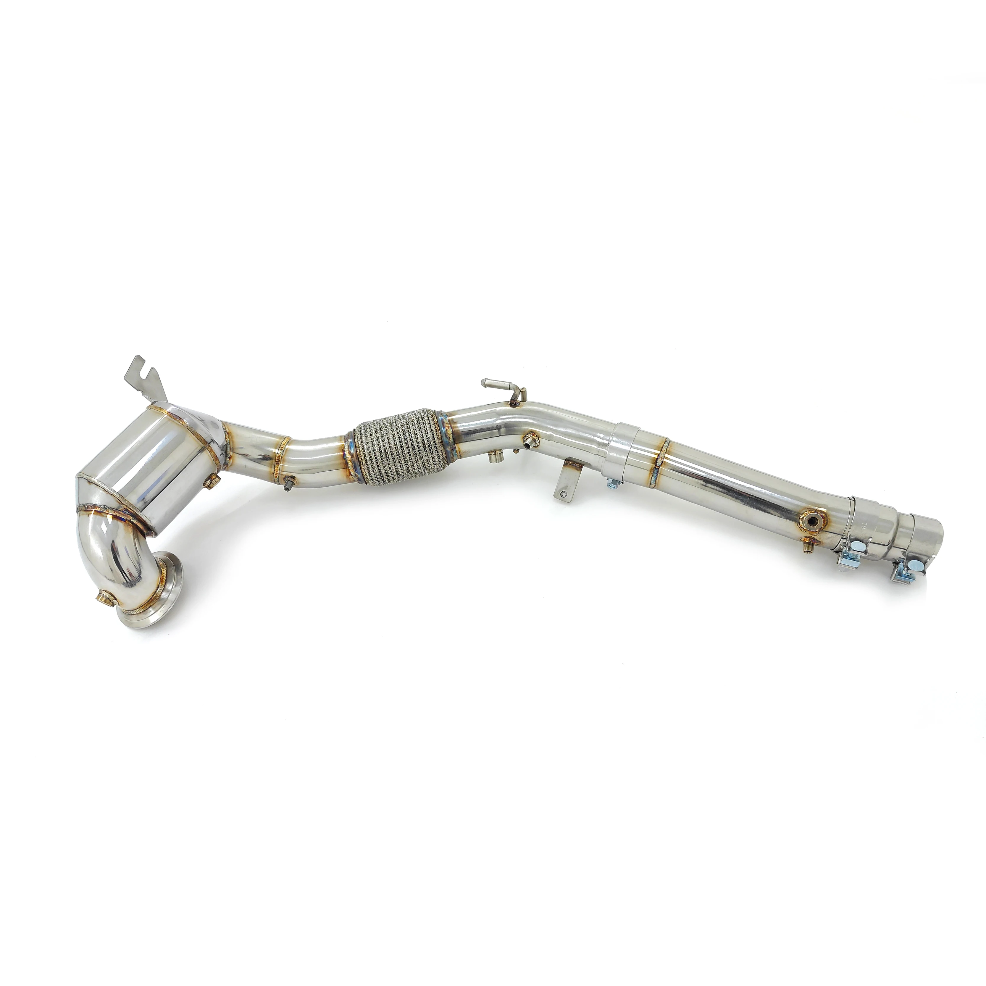 

CSZ Hot Selling Stainless Steel Catted Downpipe for Volkswagen VW GOLF 8 GTI 2.0T 2020-2023 Downpipe High Flow Exhaust System