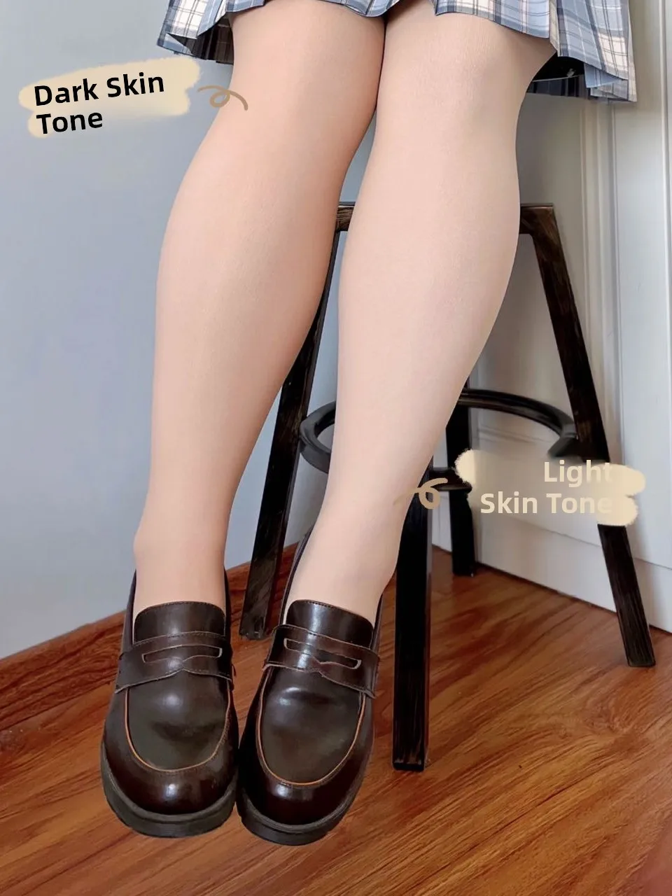 plus Size Fleece Lined Thickened Leggings Stockings Women's Autumn Winter Pants Socks Natural Looking Footless Tights