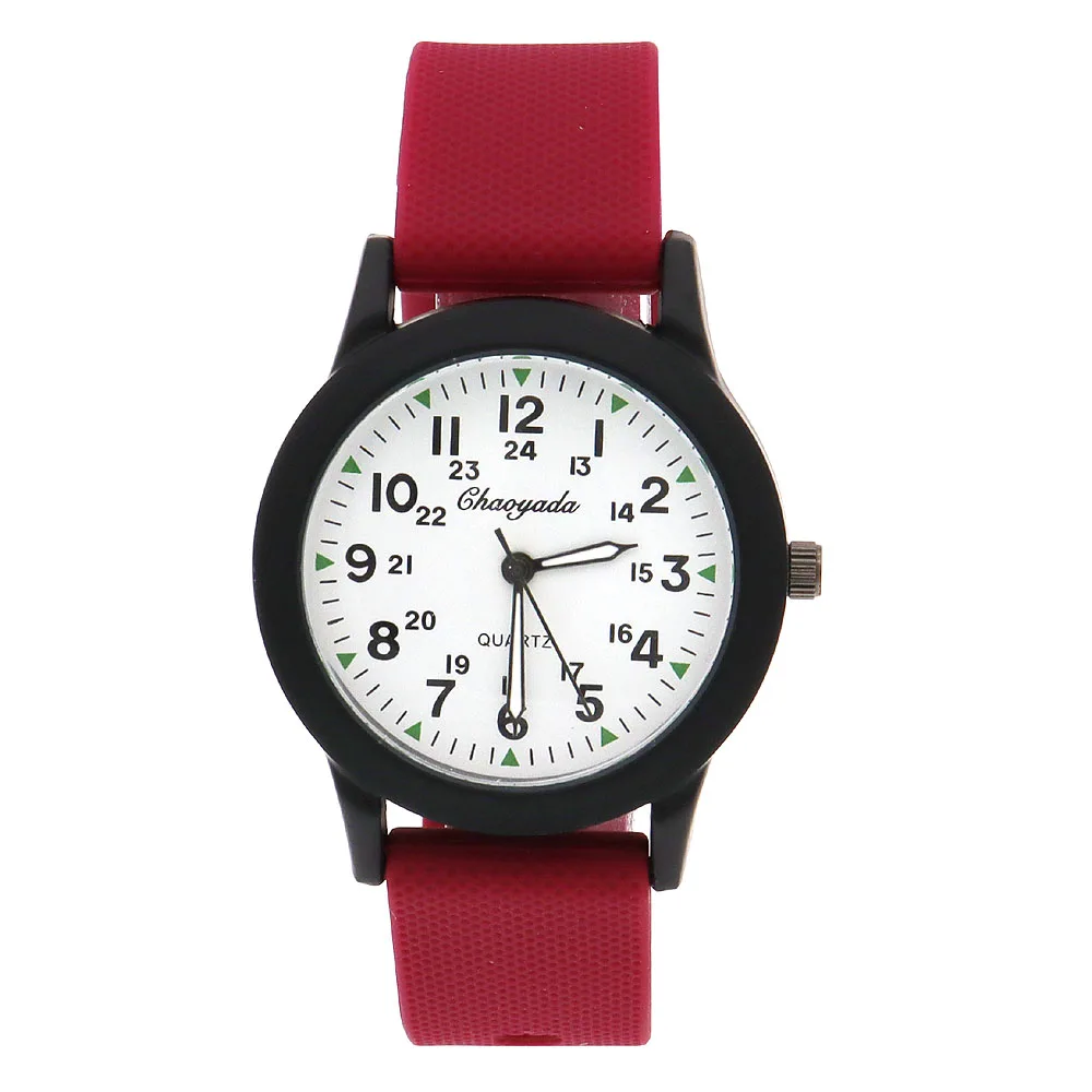 Fashion Children's Digital Quartz Watch Simple Student Sports Silicone Strap Kids Clock Wristwatch Hot Sales