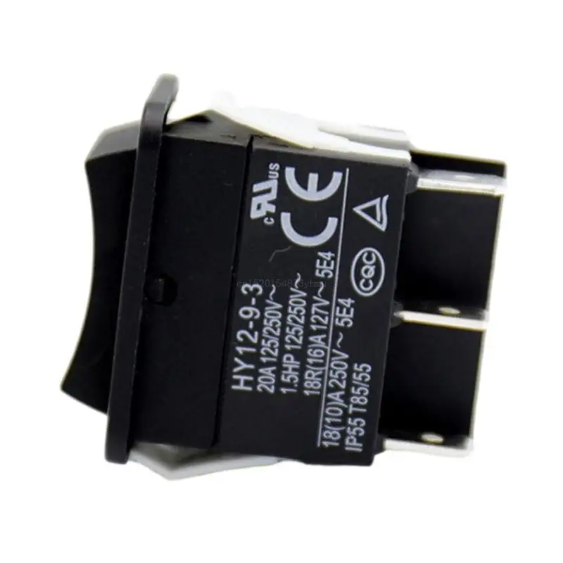 HY12-9-3 Versatile 3 Gear Self Resetting Reversible Switches Unlocked Reversible Control 250V 16A for Home Electrical Appliances