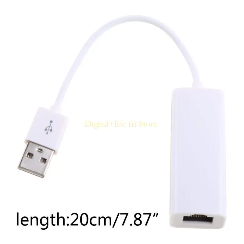E06D USB 2.0 ไปยังไดรเวอร์ฟรีเครือข่าย 300Mbps RJ45 LAN Gigabit Ethernet Adapter