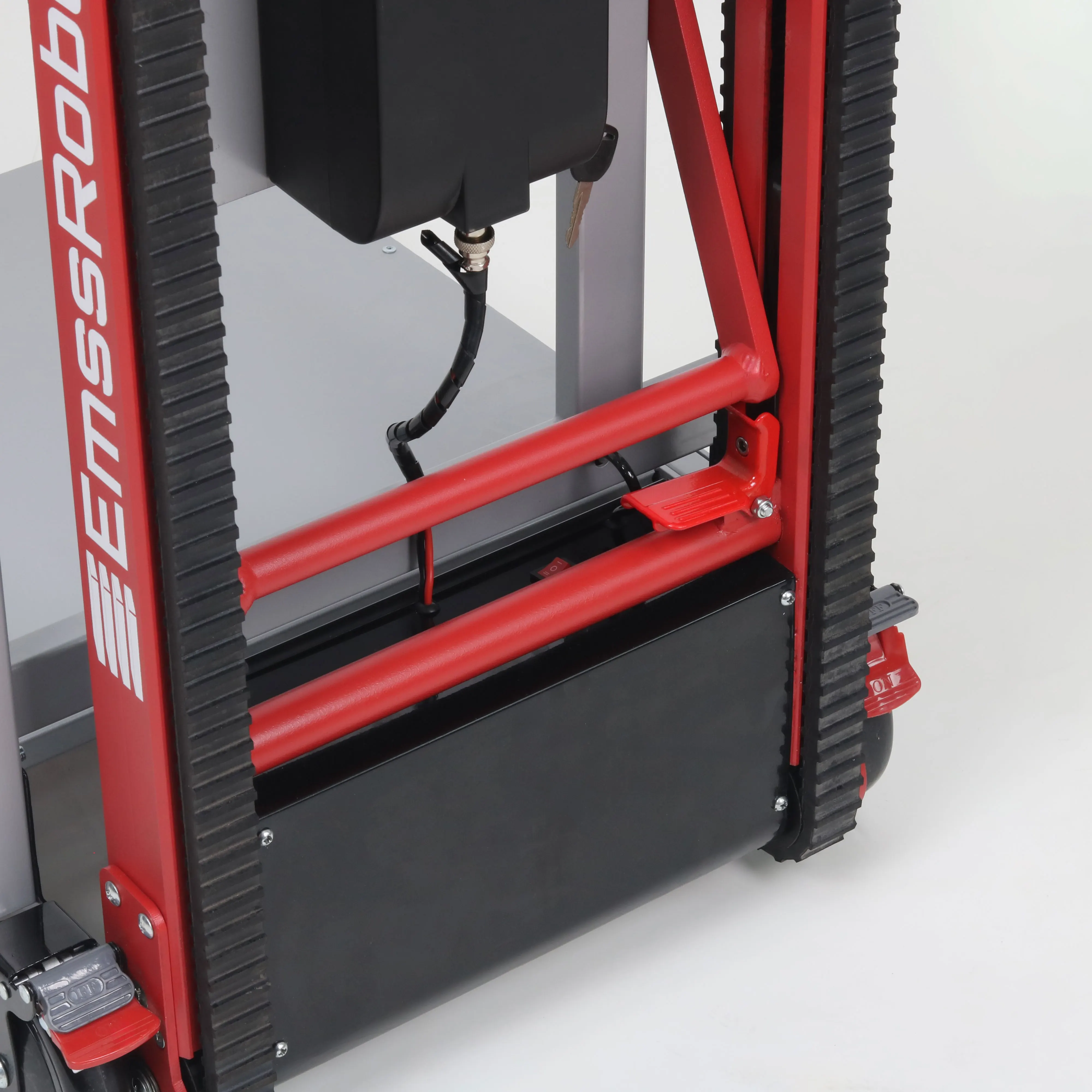 EmssRobot Border Stair Climbing Electric Four-Wheel Foldable Portable Hand Truck Trolley OEM Customizable 160KG Load Capacity