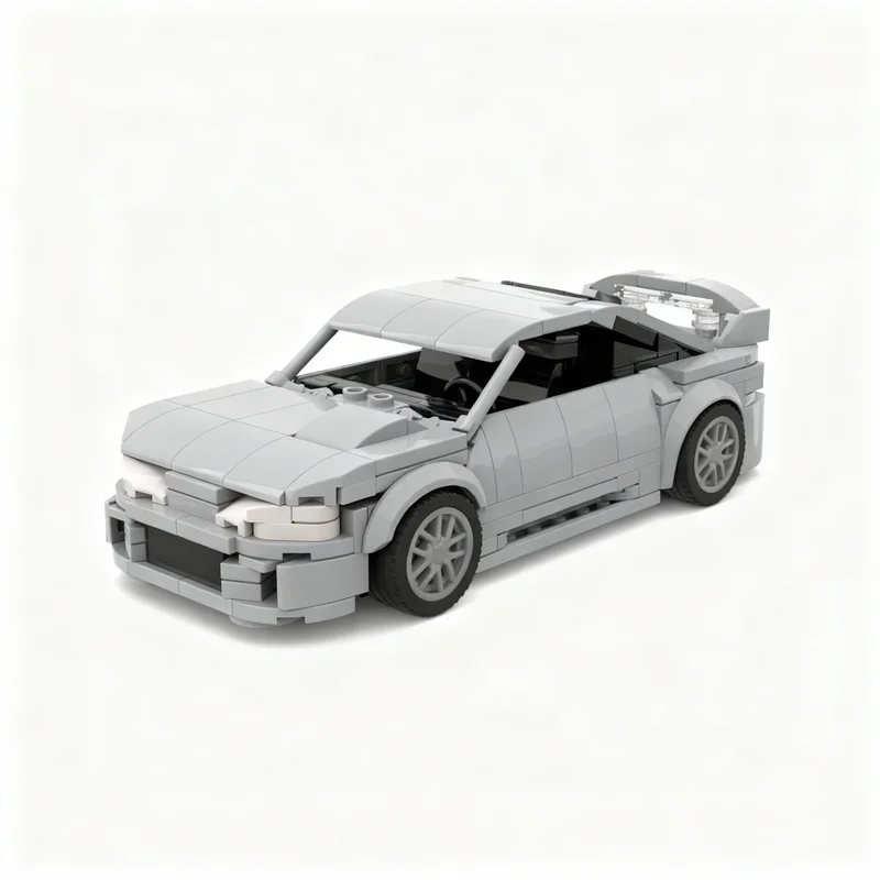 416-teiliger MOC Mitsubishi Eclipse GSX City Champions Modellbausatz Konstruktionsspielzeug Weihnachtsgeschenke DIY Kreative Idee Bausteine