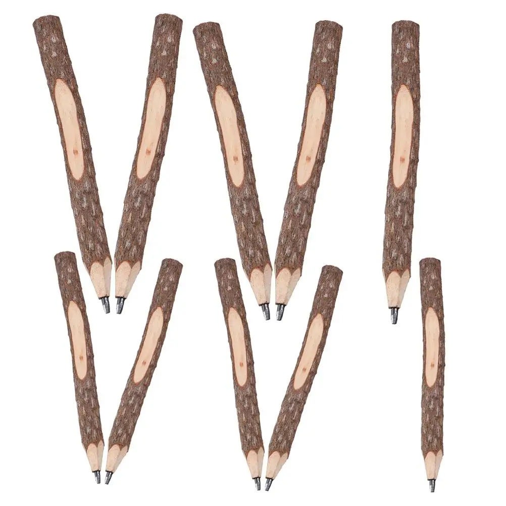 10 Pcs Wooden Pencil Painting Pencils My First Coloring Giant Mini Natural Office