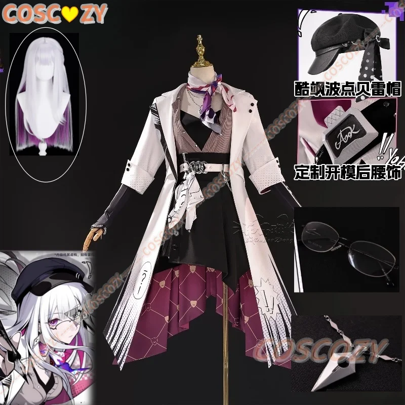 

Game Honkai: Star Rail Nihilux Cosplay Costume Wig Women Sexy Dress Hat Nihilux Suit Presale