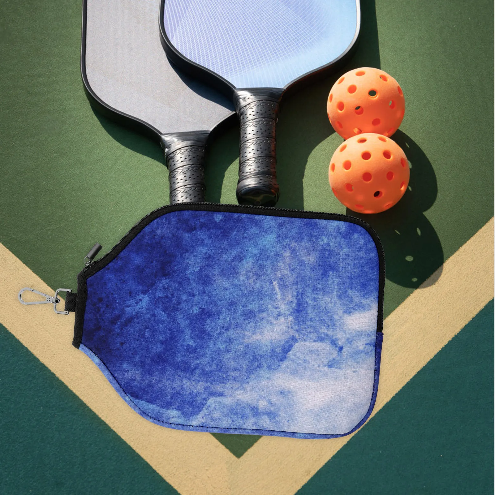 

Pickleball Paddle Cover Durable Neoprene Waterproof Table Tennis Racket Case Protective Bag Storage Sleeve Lightweight Portable