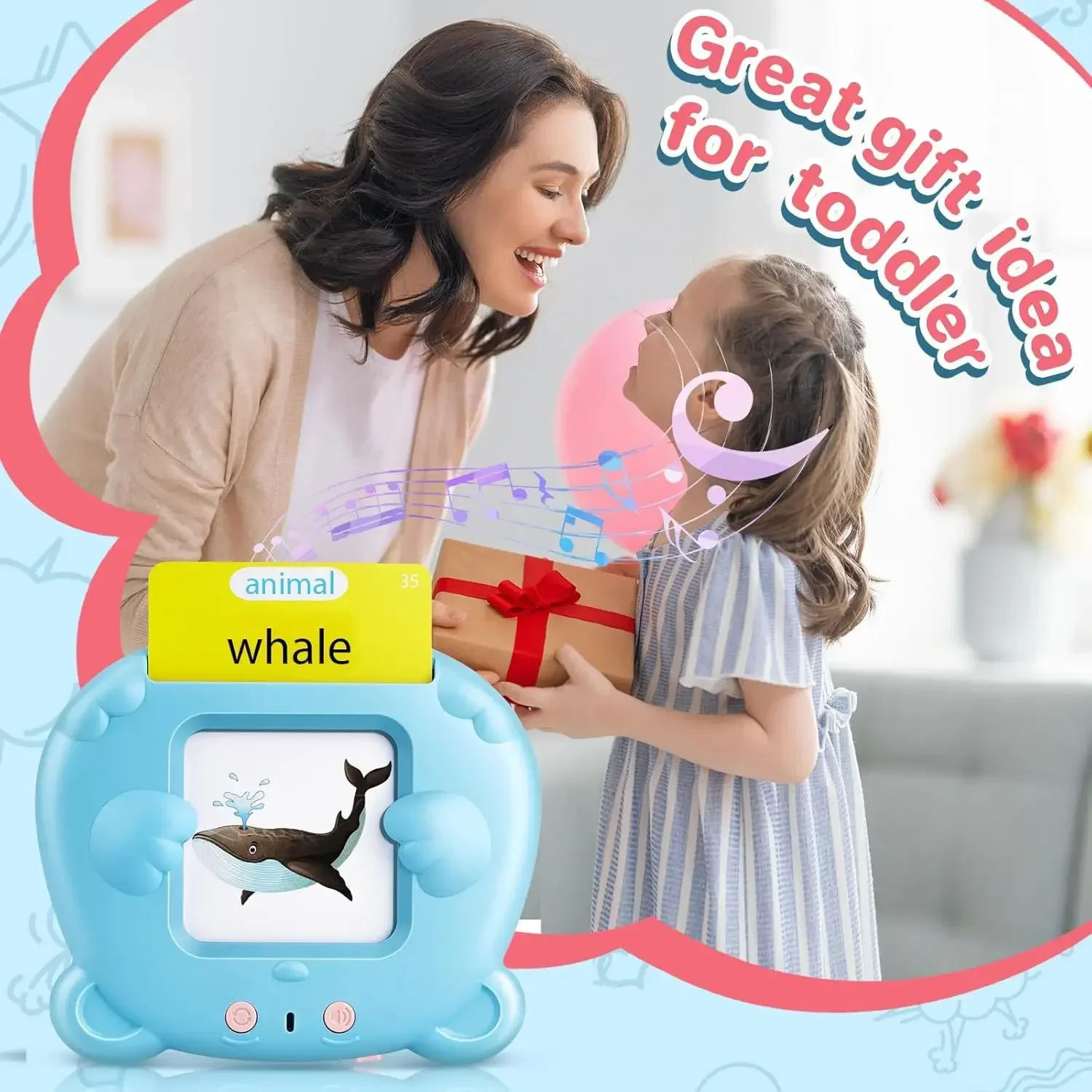 Education Toys Sight Words Games Study Talking Flash Cards  Learning English Machine Electronic Book Set for Kid Christmas Gifts