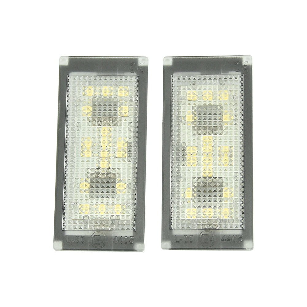 

2Pcs Canbus LED License Plate Light For BMW 7 Series E65 E66 2006-2008 facelift only White Car-Styling Number Lamp 12V