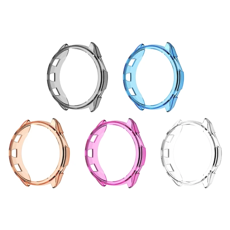 กันกระแทกป้องกันหน้าจอกรณีฝาครอบป้องกันกันชน-Shell สำหรับ Garmin-Forerunner 965 นาฬิกา