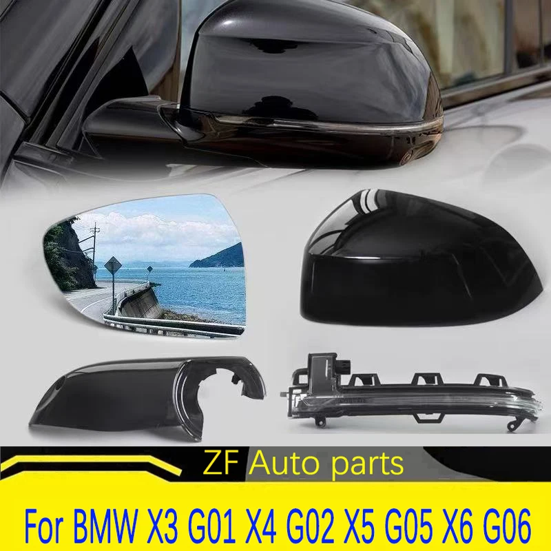 Auto Side Wing Spiegel Frame Voor BMW X3 G01 X4 G02 X5 G05 X6 G06 Vervangingen Onderdelen Auto Accessoires Exterieur Behuizing Trim Caps auto