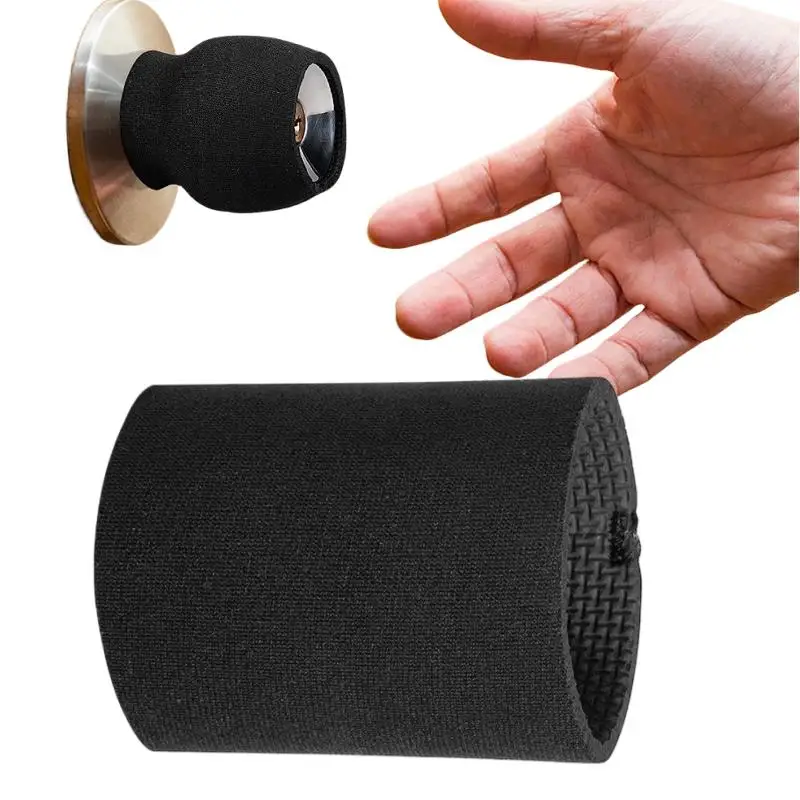 Door Knob Cover Round Handle Cover Anti-collision Waterproof Anti-slip Elastic Anti-Static Lightweight Door Grip Protector Cover