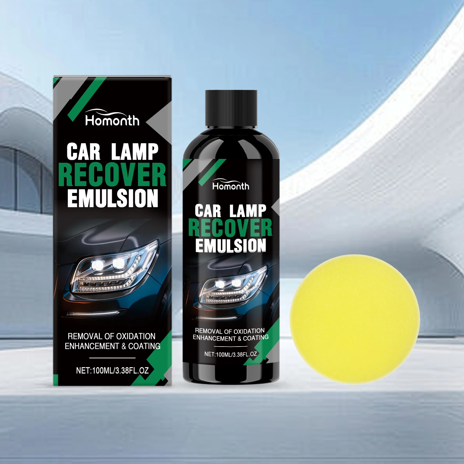 

Набор для восстановления автомобильных фар: очиститель от окисления и пожелтения для всех типов транспортных средств (грузовиков, внедорожников, мотоциклов, прицепов)