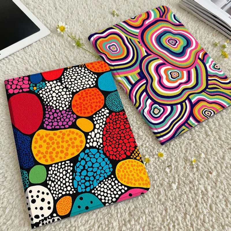 

Colorful Polka Dot Cartoon Tablet Case For Xiaomi Redmi Mini Pad SE K 2 4 5 6 7 8 2023 2025 11 8.8 11.2 10.1 Pro Gift