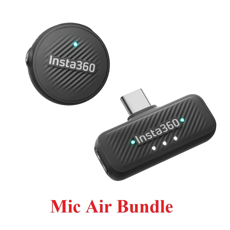Insta360 X5 Mic Air duración de la batería de 10 horas para Insta 360 x 5 Accesorios originales