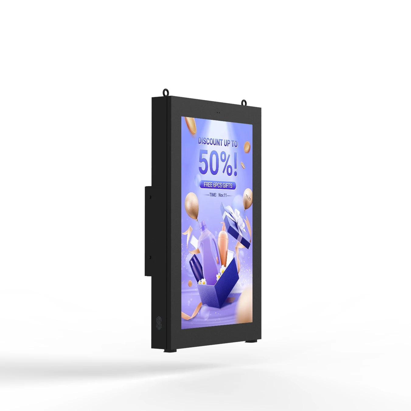 outdoor wall-mounted LCD digital signage IP65 waterproof high-brightness advertising display with remote management function