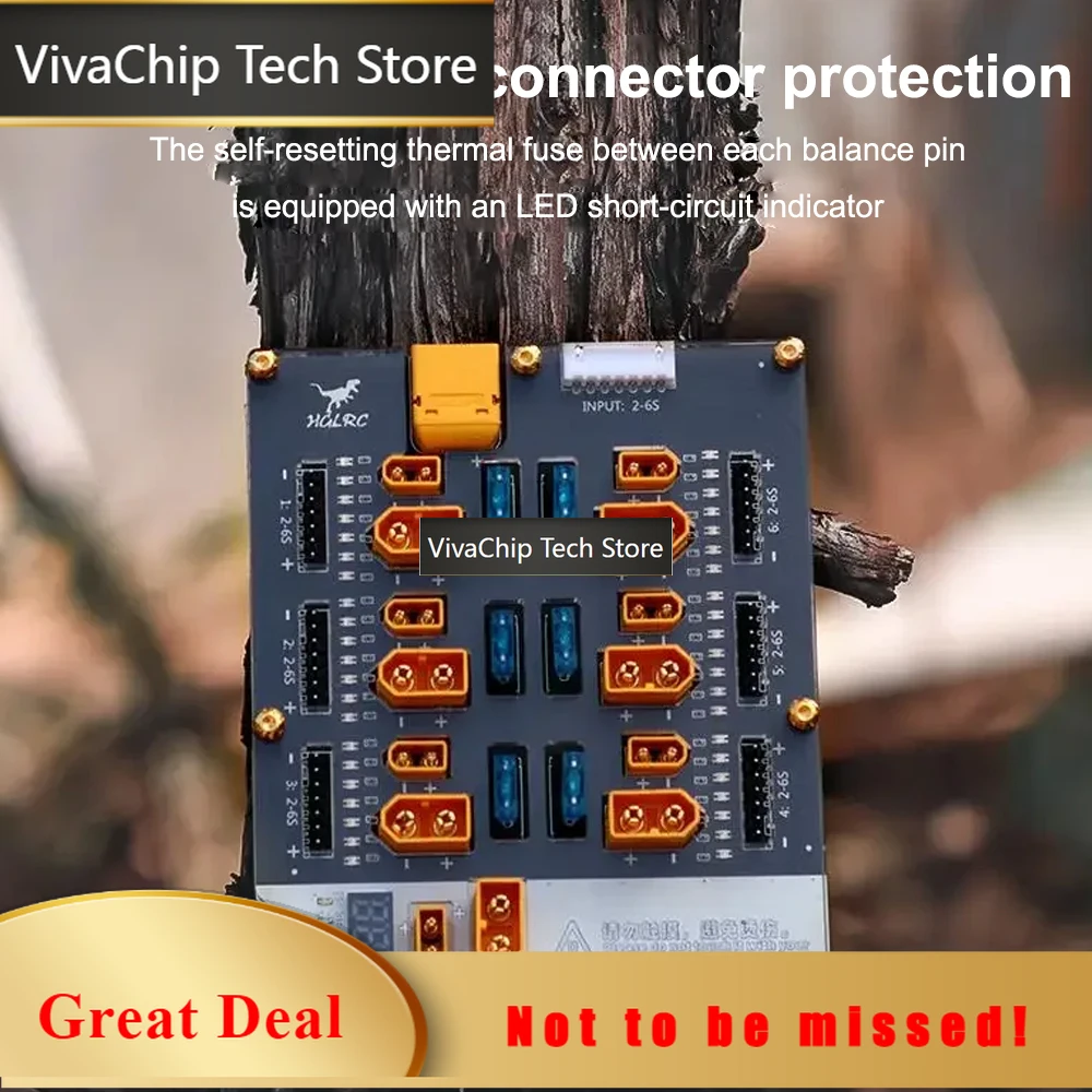VivaCTHGLRC Thor PRO LIPO Battery Balance Charger Board 40A XT60 XT30 2-6S LIPO Discharger For IMAX B6 ISDT Q6 Nano HOTA D6 Pro