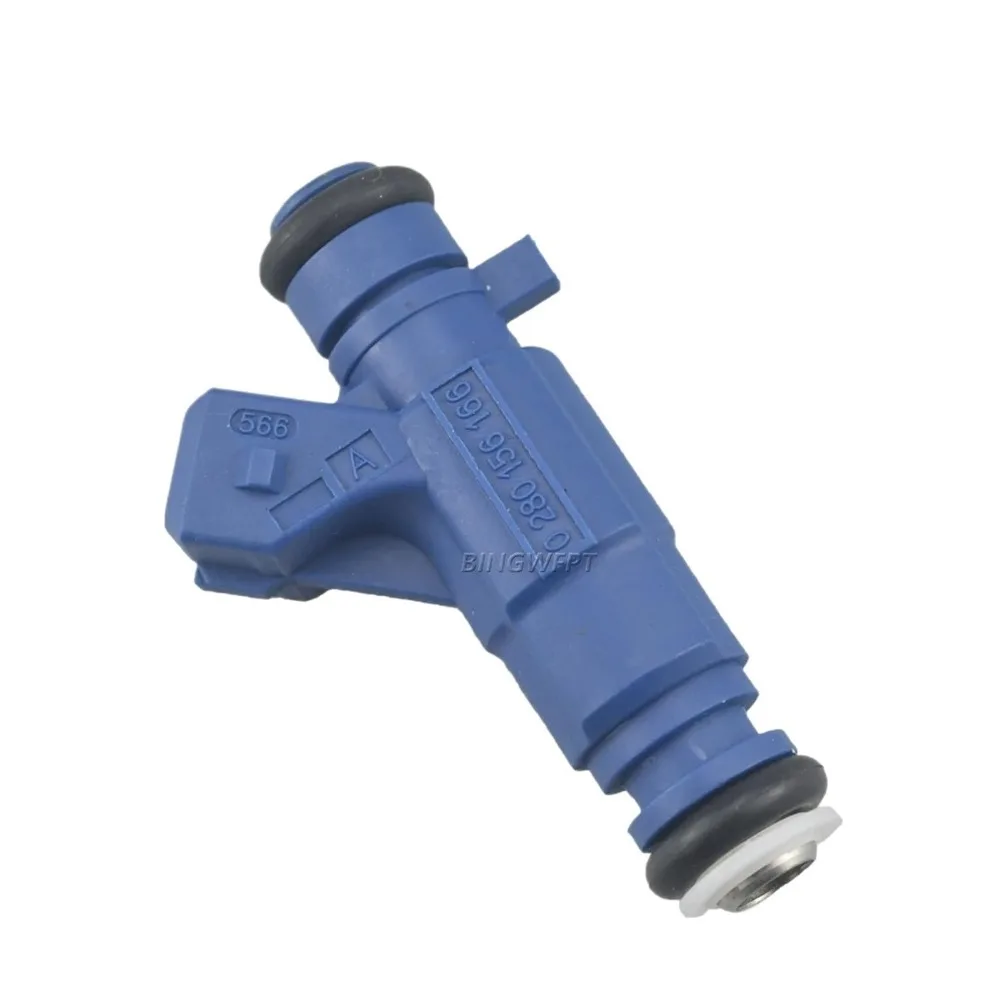 4X Fuel Injector 0280156166 for BYD F3 1.6L 465Q Engine OEM Direct Fit High-Precision Auto Parts