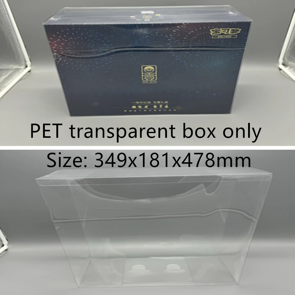 

Dustproof Clear Storage Box for Pokémon Trading Card Game Simplified Chinese First Anniversary Special Box/PTCG Card Display