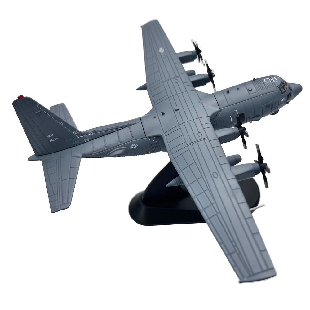 1/200 Scale AC130 Air Gunship Heavy Ground Attack Aircraft Diecast Metal Airplane Plane Model Child Collection Gift Toy