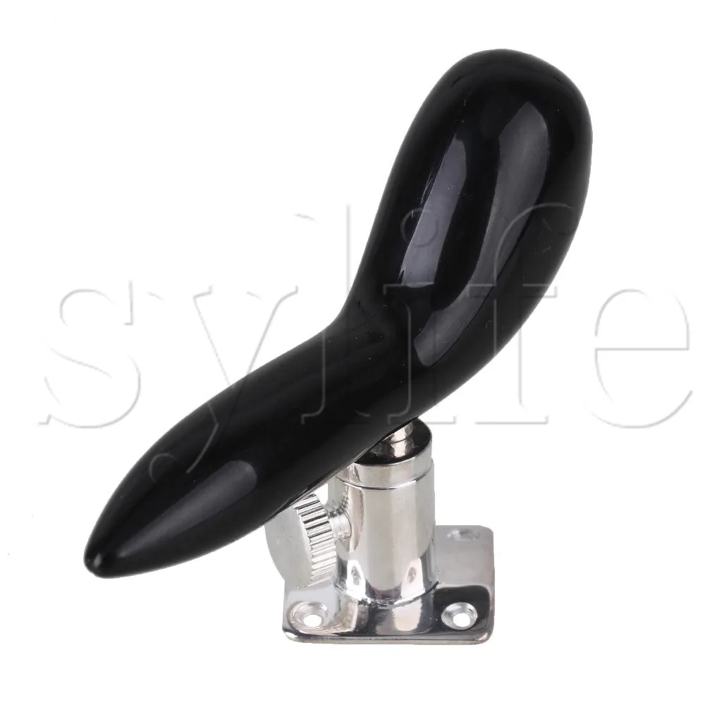 Black Bassoon Hand Holder Hand Saddle with 2 x 2cm Silver Plated Base