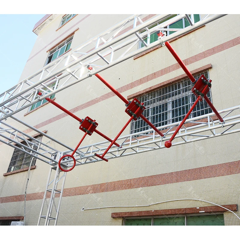 

Adult American Gymnastics Ninja Warrior Element Double Twister Obstacle Course