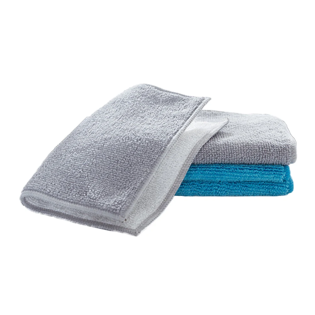 

5PCS Bamboo Fiber Dishwashing Cloth Multi Purpose Cleaning Towels Kitchen Household Duster Cloth (Random Style)