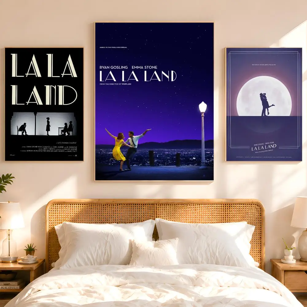 La La Land Movie Poster 1PC HD Matte Peel And Stick Wall Decor For Bedroom Living Room Dorm Office