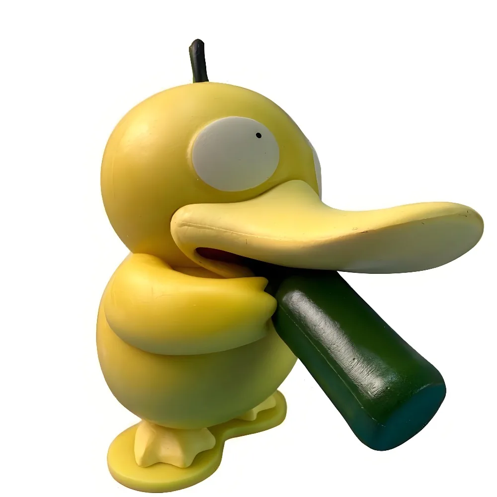 10 سنتيمتر/3.93in أنيمي البوكيمون الشكل البيرة Psyduck عمل أرقام البلاستيكية جمع نموذج لعب للأطفال الهدايا