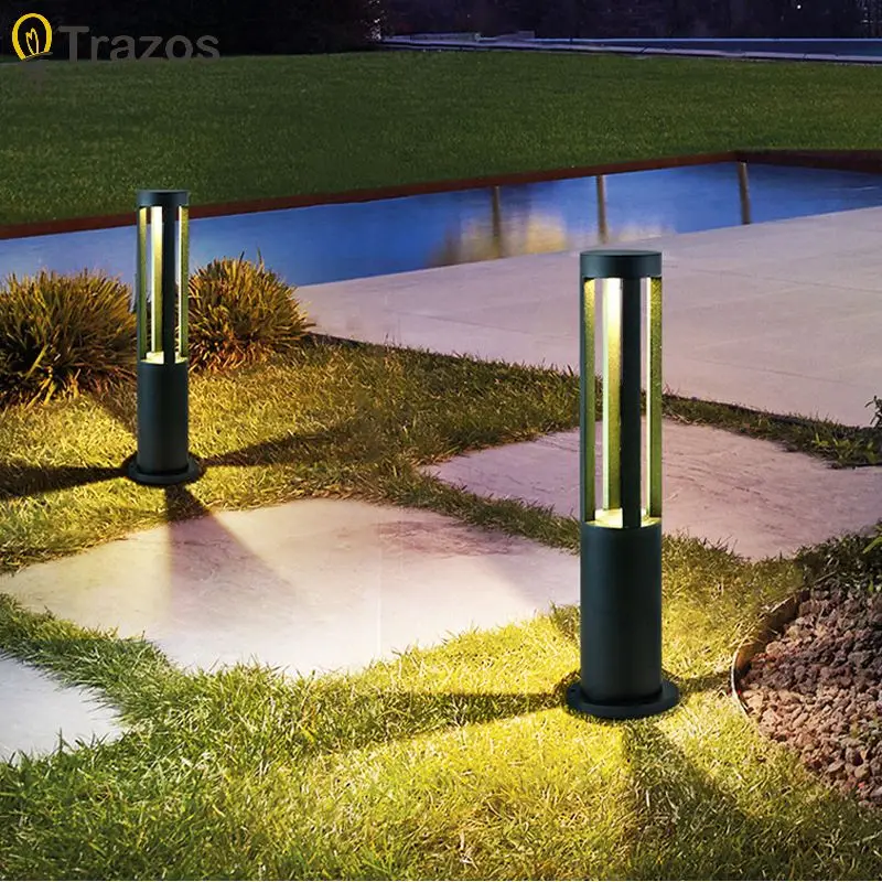 Outdoor Lawn Light Villa Household Street Light IP65 Waterproof Garden Modern Simple Led Ground Inserted Grass Garden Ground