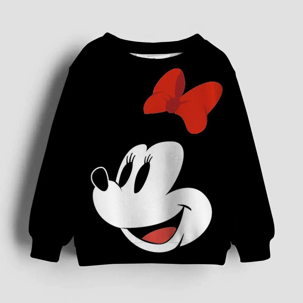 Bluza Disney Mickey Mouse, modna odzież dziecięca na co dzień, nowa jesienna odzież, chłopięca i dziewczęca kreskówka z długim rękawem