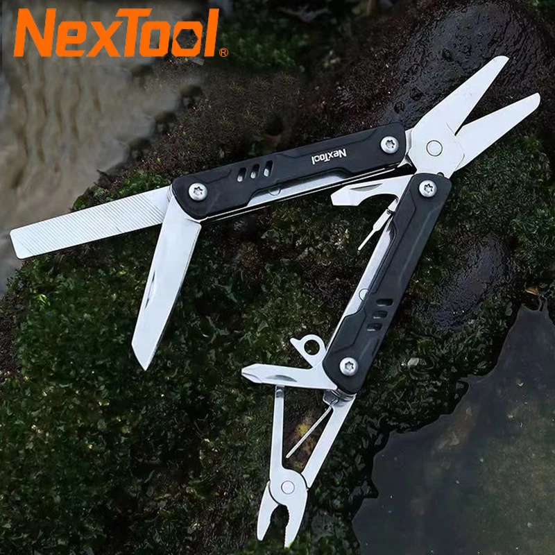 NexTool Mini Sailor Scissors Version 10 in 1 Multitools Pliers Outdoor Mini Pocket Folding Knife Screwdriver EDC Equipment