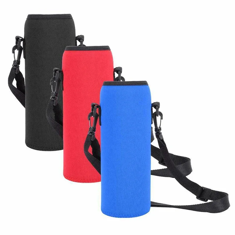 Useful Practical Water Bottle Bag Camping Strap Travel Carrier Case Cover Drink Holder Insulated Pouch Storage Beverage