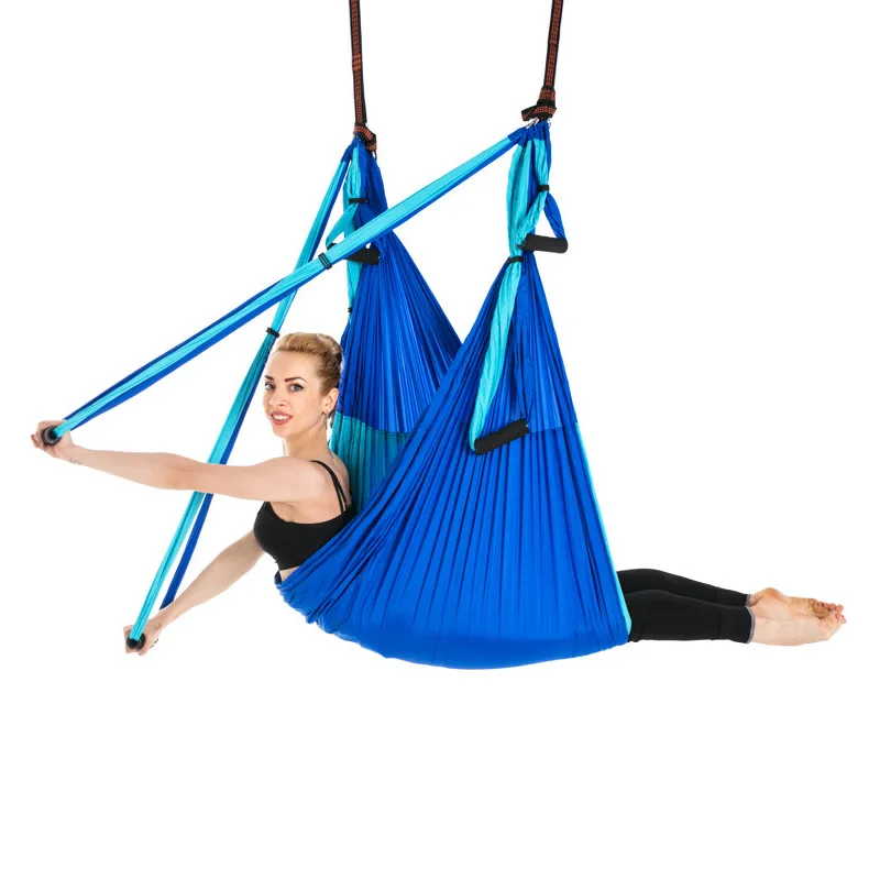 Aerial Yoga Hammock for Inelastic Gym Strength, Yoga  Inversion Anti-Gravity Aerial Traction Swing