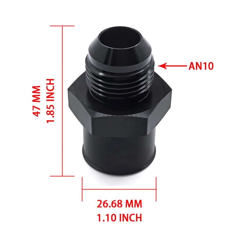 

SBC 10AN Aluminum Valve Cover Adapter Connector Corrosion-Resistant Rust-Proof Automotive Part