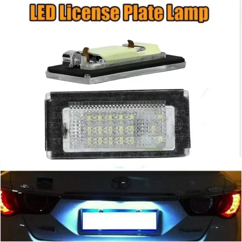 

Car LED License Plate Lights Auto Replacement for BMW Mini Cooper S R50 R52 2004-2006 2007 2008 R53 2001-2006 White Car-Styling