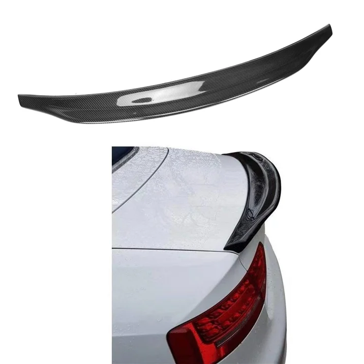 

A4 2017+ Carbon Fiber Boot Trim Wings Rear Spoiler For B9 Sedan Duck Tail Trunk