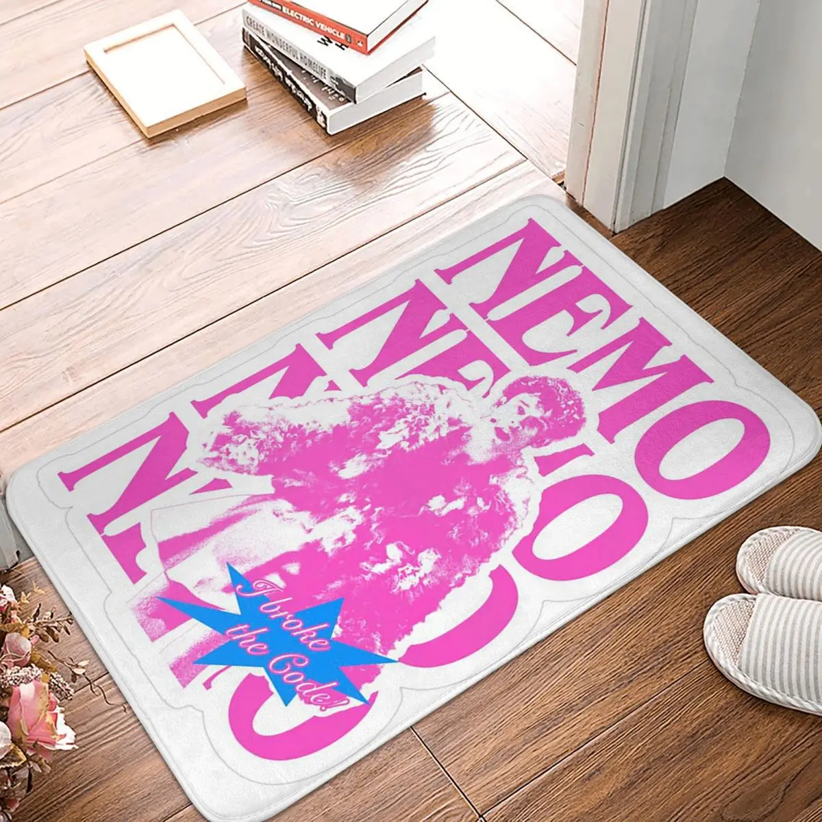 Nemo 2024 The Code Eurovisions Switzerland Winner Doormat Kitchen Entrance Home Floor Mat Anti-slip Carpet Rug for Balcony Mats