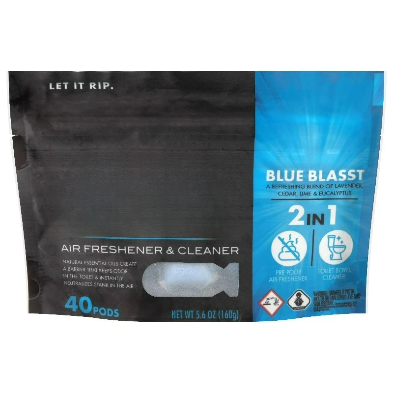 

Аэроосвежитель и очиститель воздуха Blue Blast 2-в-1 в капсулах, 40 шт.