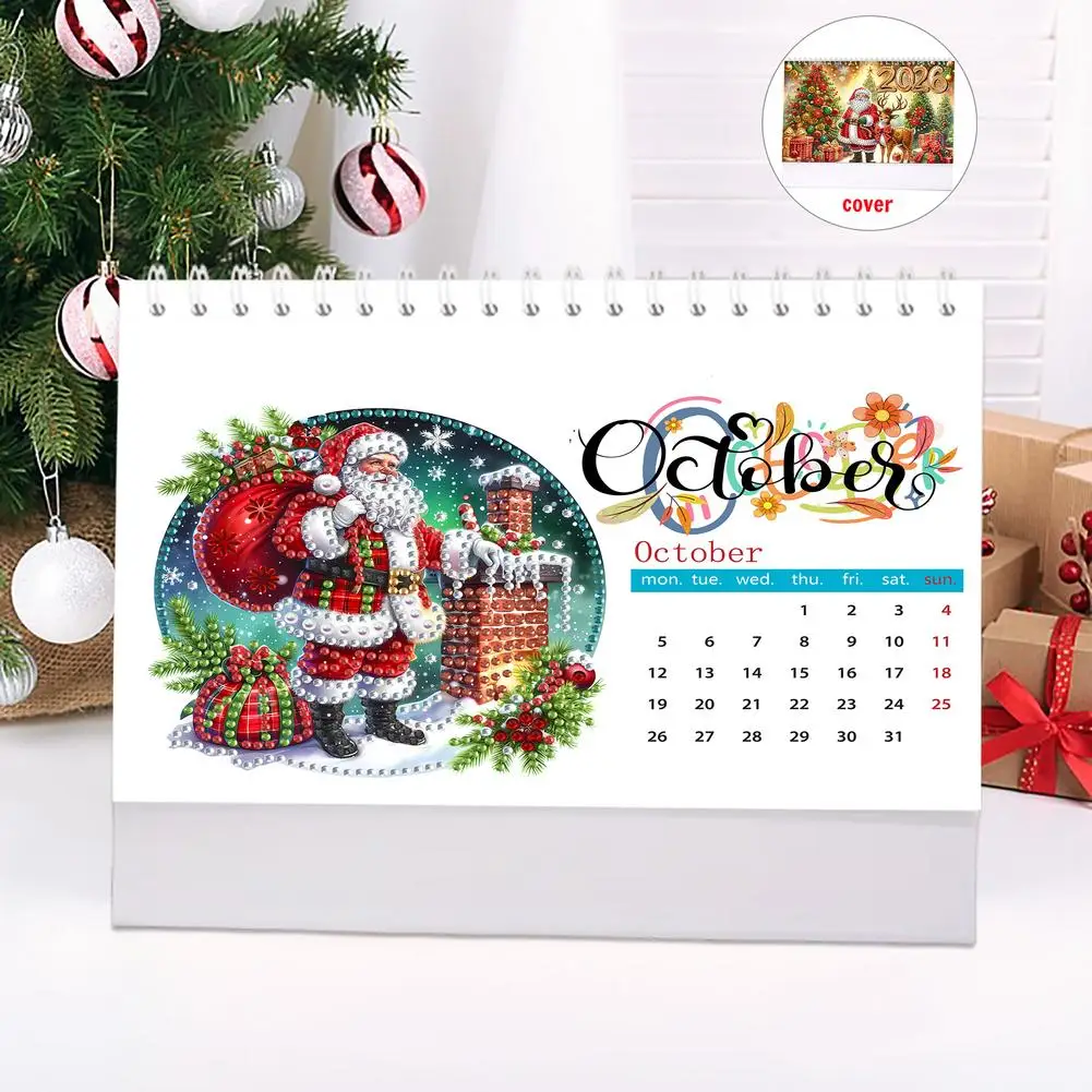 2026 أجندة مكتبية /رزنامة مكتبية لتقوم بها بنفسك طقم فني للمنزل مكتب المدرسة الجدول الزمني لغرفة النوم غرفة المعيشة Z4U1