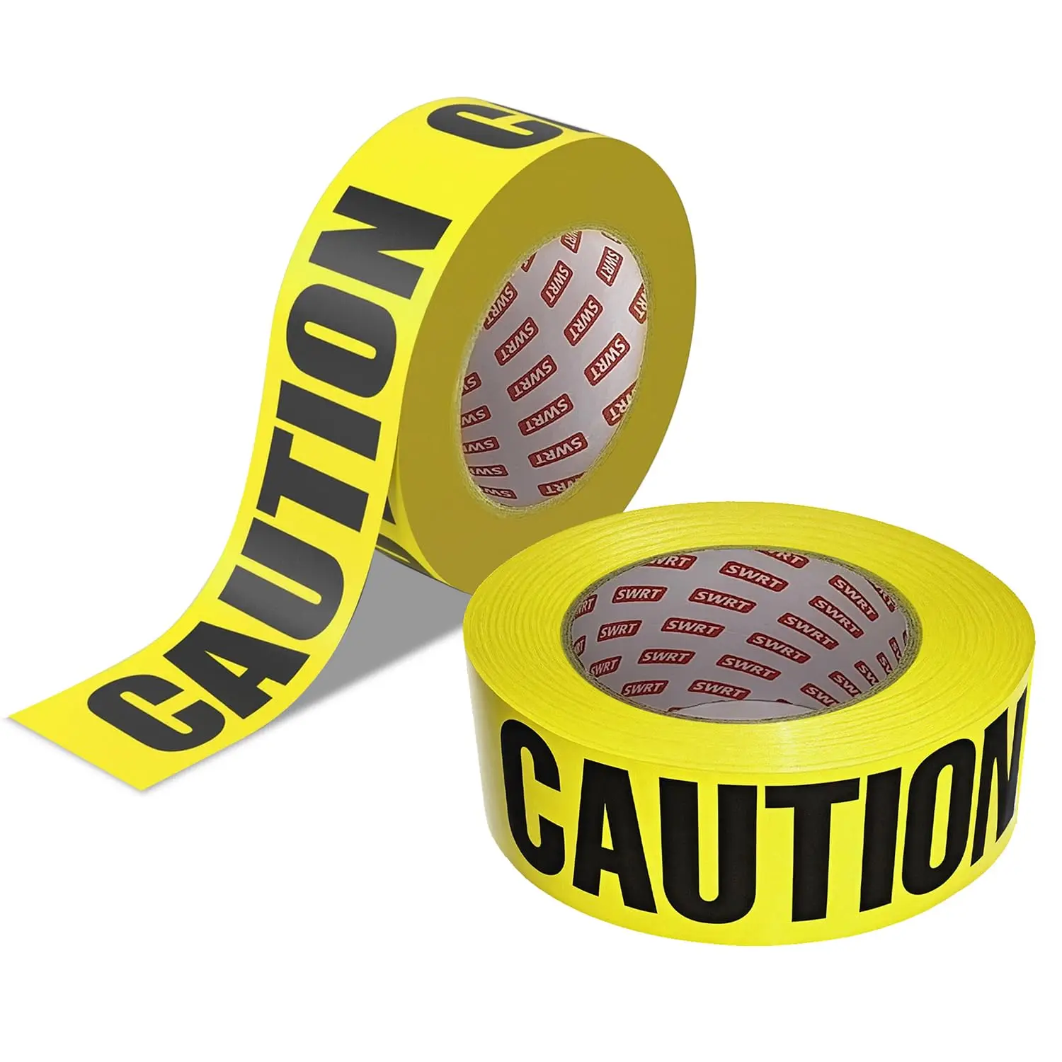 

Premium Yellow Caution Tape, 3 Inch x 1000FT (2000FT Total) with Bold Black Text for Danger Zones, Construction, Events