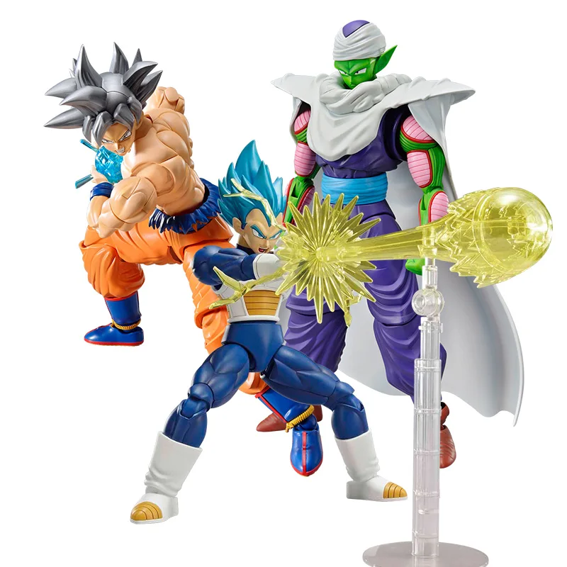 Bandai Dragon Ball Assembled Model Frs Super Saiyan Goku Blue-Haired Vegeta Frieza Shahru Broly Trunks Model Ornaments Toy Gifts