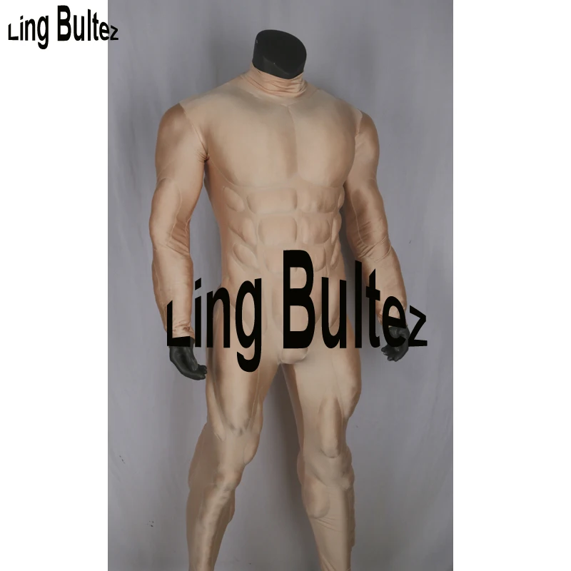 Ling Bultez High Quality Embossed Muscle Suit Muscle Padding Muscle Costume Basic Muscle Outfit For Cosplay