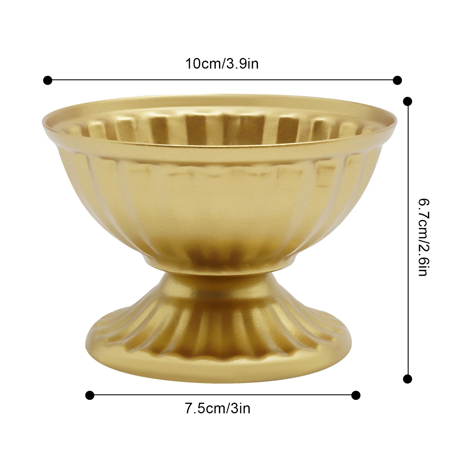 10PCS Wedding Party Vases Decor Retro European Style Tabletop Flower Arrangement Pot