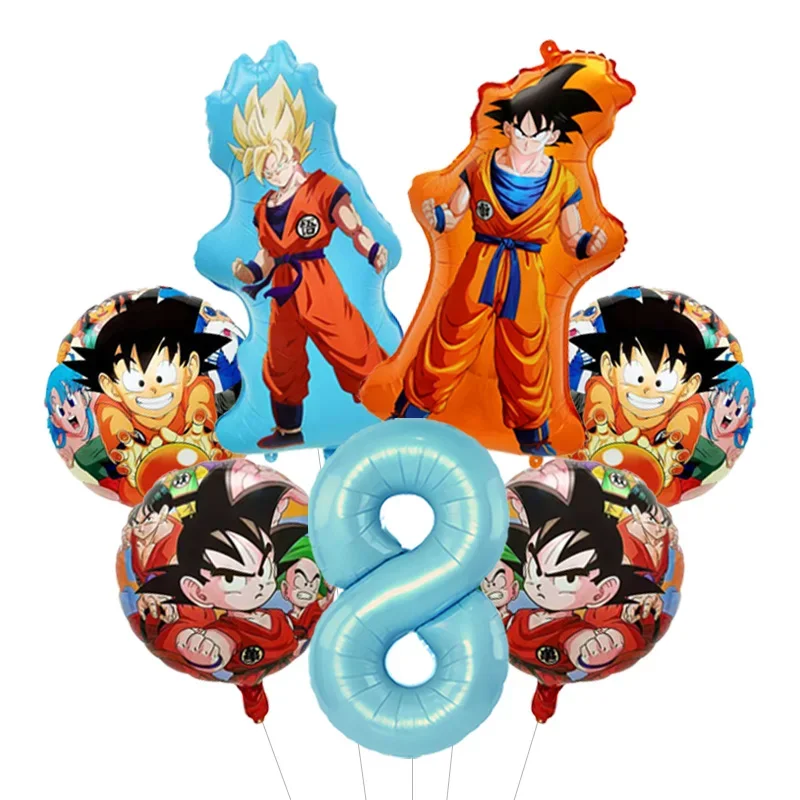 Dragon Ball Z Themen-Bachelor-Party Ballon-Set Vier-Sterne-Folienballon mit Goku-Aufdruck für Anime-Fans Feier – Detail 26