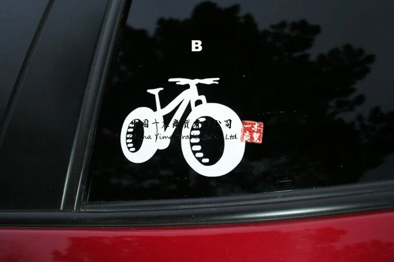 Fat Bike die-cut car window sticker. Buy 2 get 1 free offer!