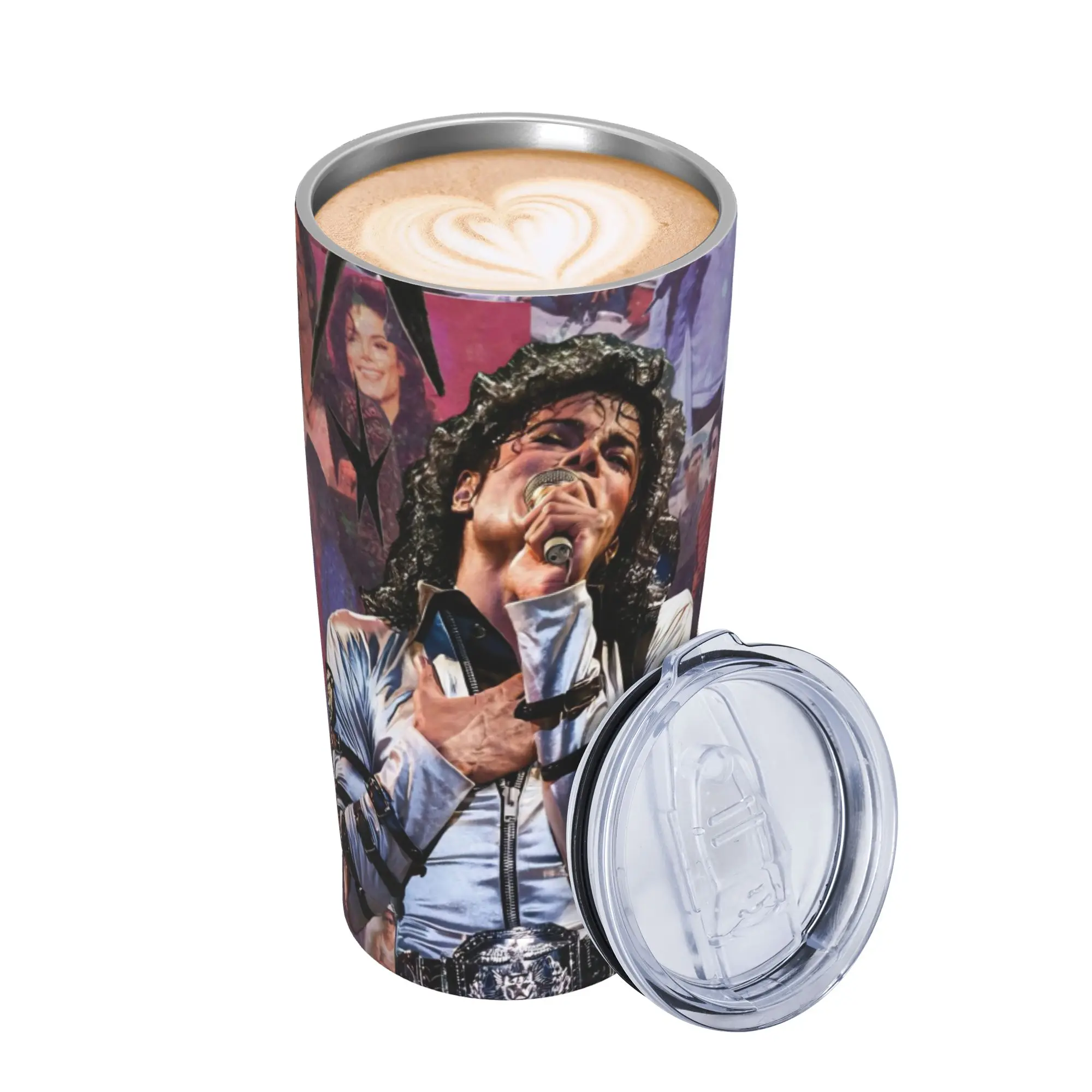 Singer Michael Jacksons MJ Tour 2026 Tumbler Vacuum Insulated  Coffee Cups with Lid Straw Double Wall Mugs Water Bottle 20oz